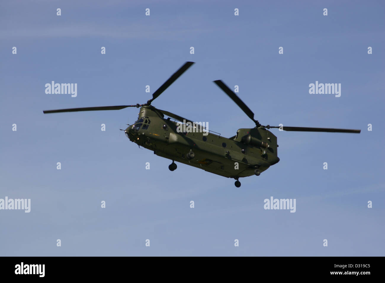 Chinook-Hubschrauber Stockfoto