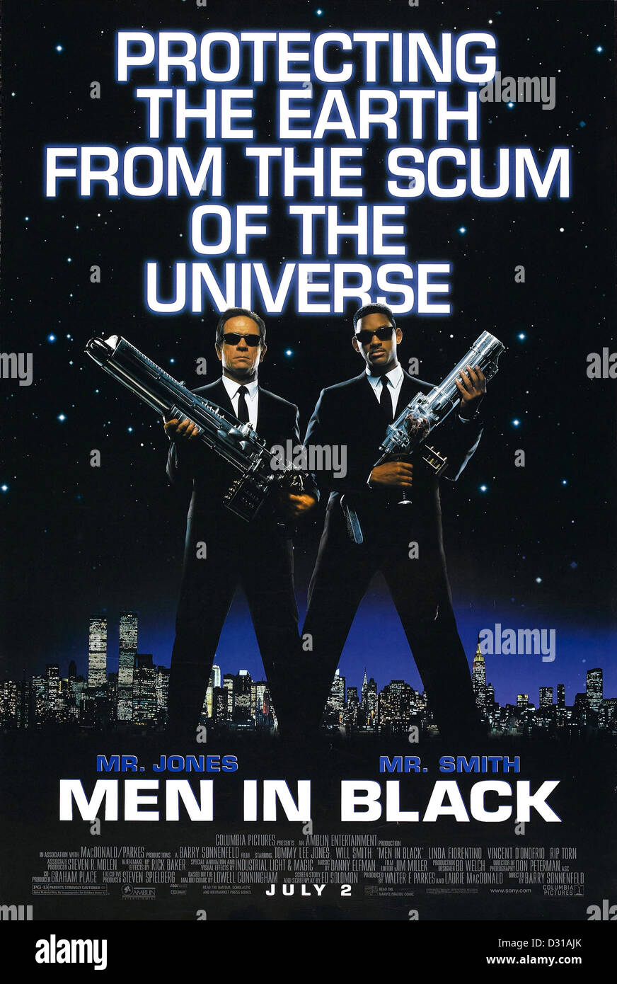Men in Black Stockfoto