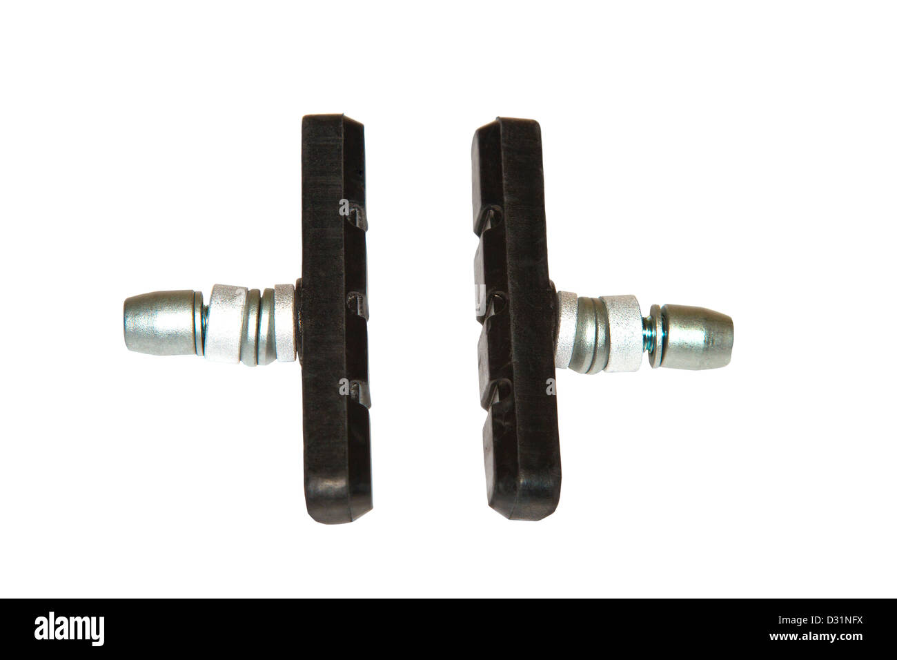 ein Bild der Bremse Gummipads für Fahrrad Stockfoto