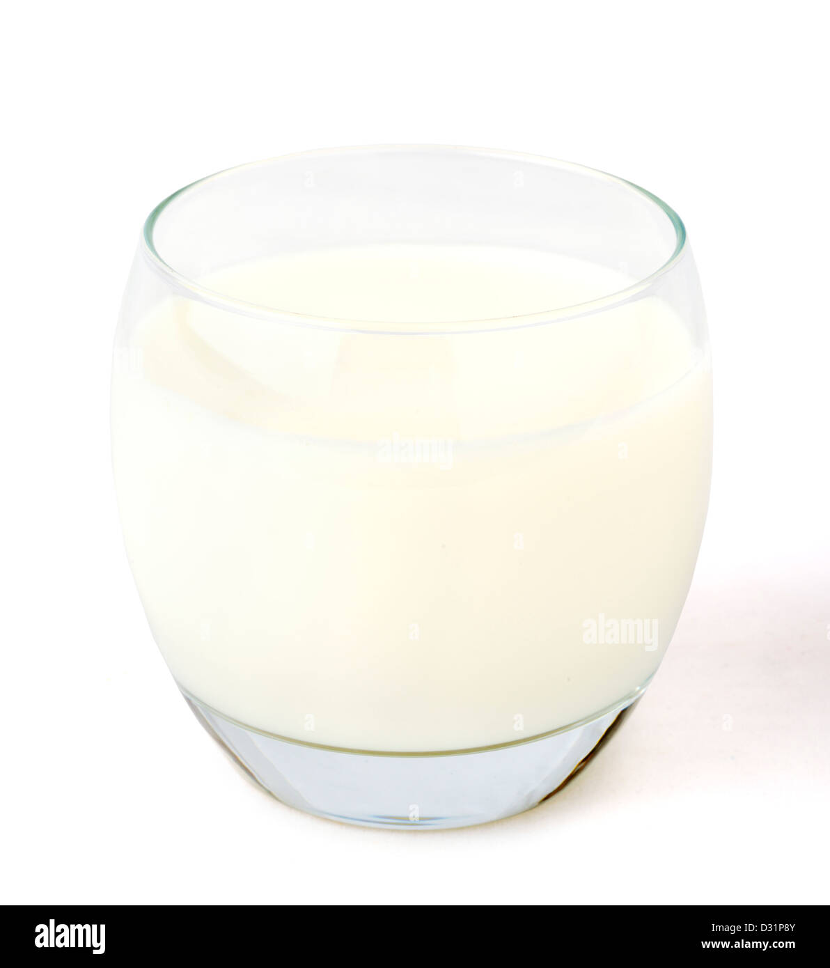 Glas Milch Stockfoto