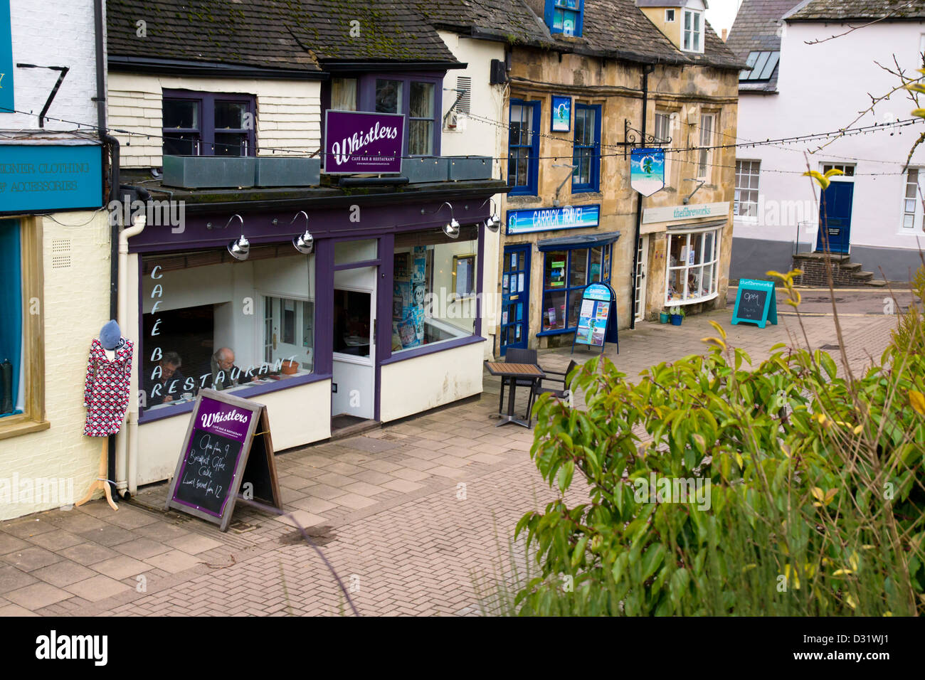 Chipping Norton ist eine Kleinstadt in West Oxfordshire am Rande der Cotswolds. Stockfoto