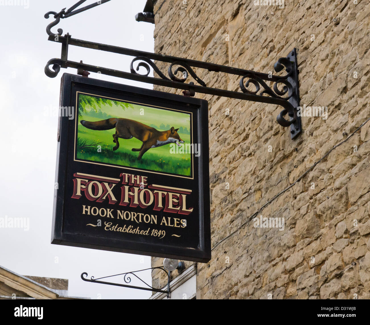 Chipping Norton ist eine Kleinstadt in West Oxfordshire am Rande der Cotswolds. Stockfoto