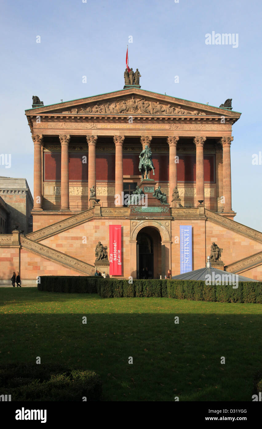 Alte Nationalgalerie, Berlin, Deutschland Stockfoto