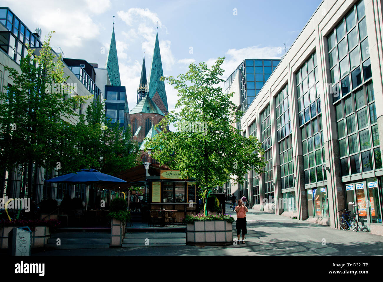 City Center, Lübeck, Deutschland Stockfoto