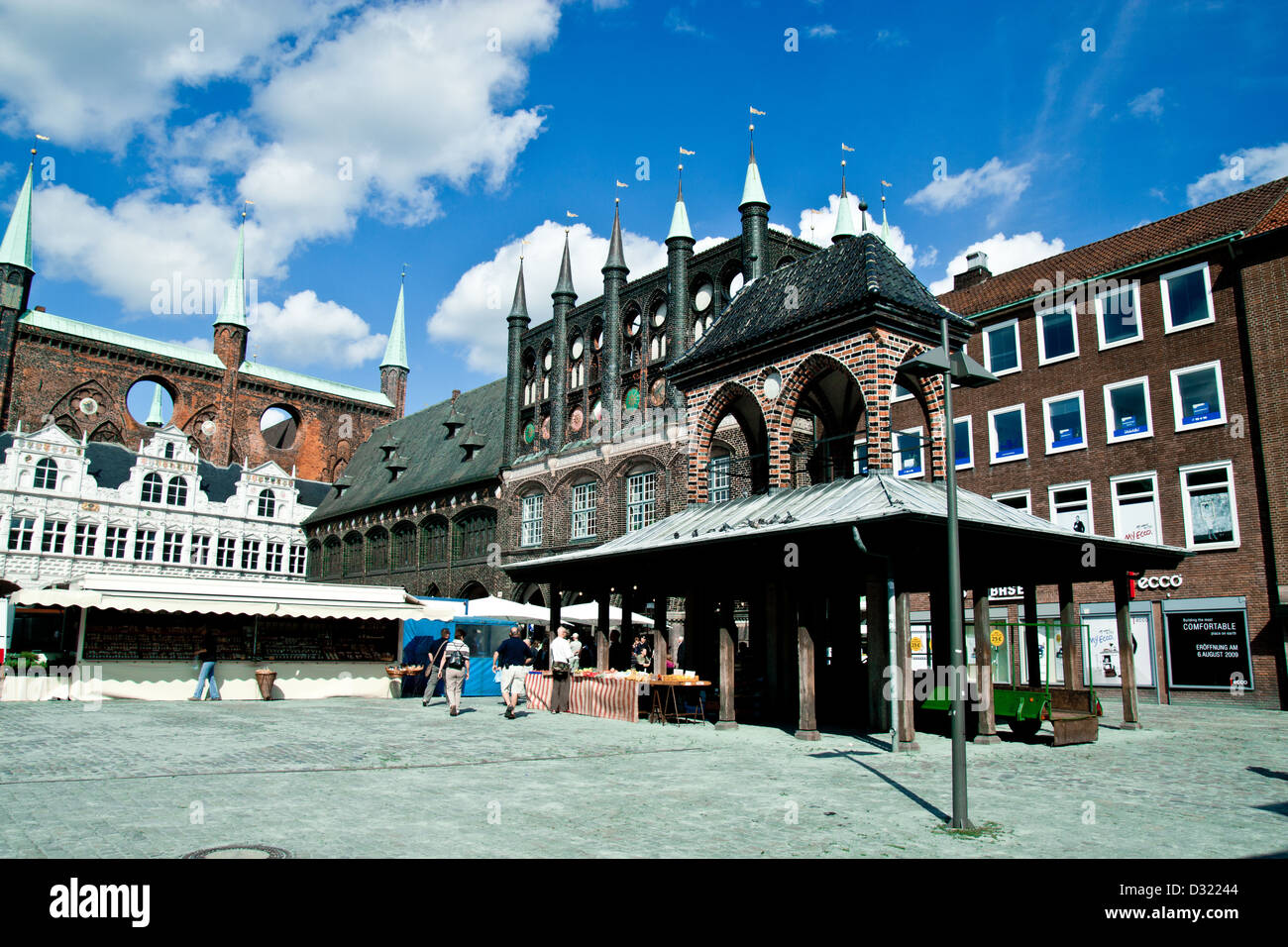 Rathaus, Lübeck, Deutschland Stockfoto