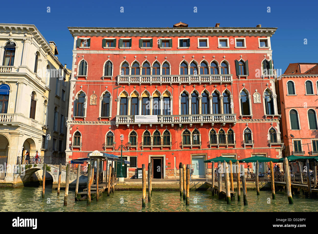 Palazio Bembo venezianischen gotische Paläste auf den Canal Grande Venedig Stockfoto