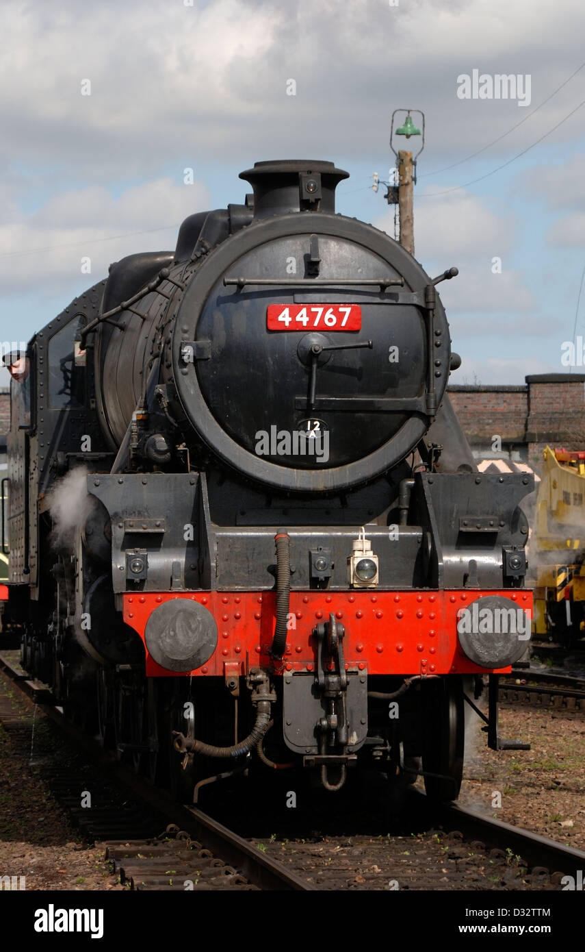 LMS "Black Five" 4-6-0 No 44767 George Stephenson im great Central Railway Loughborough England uk Stockfoto