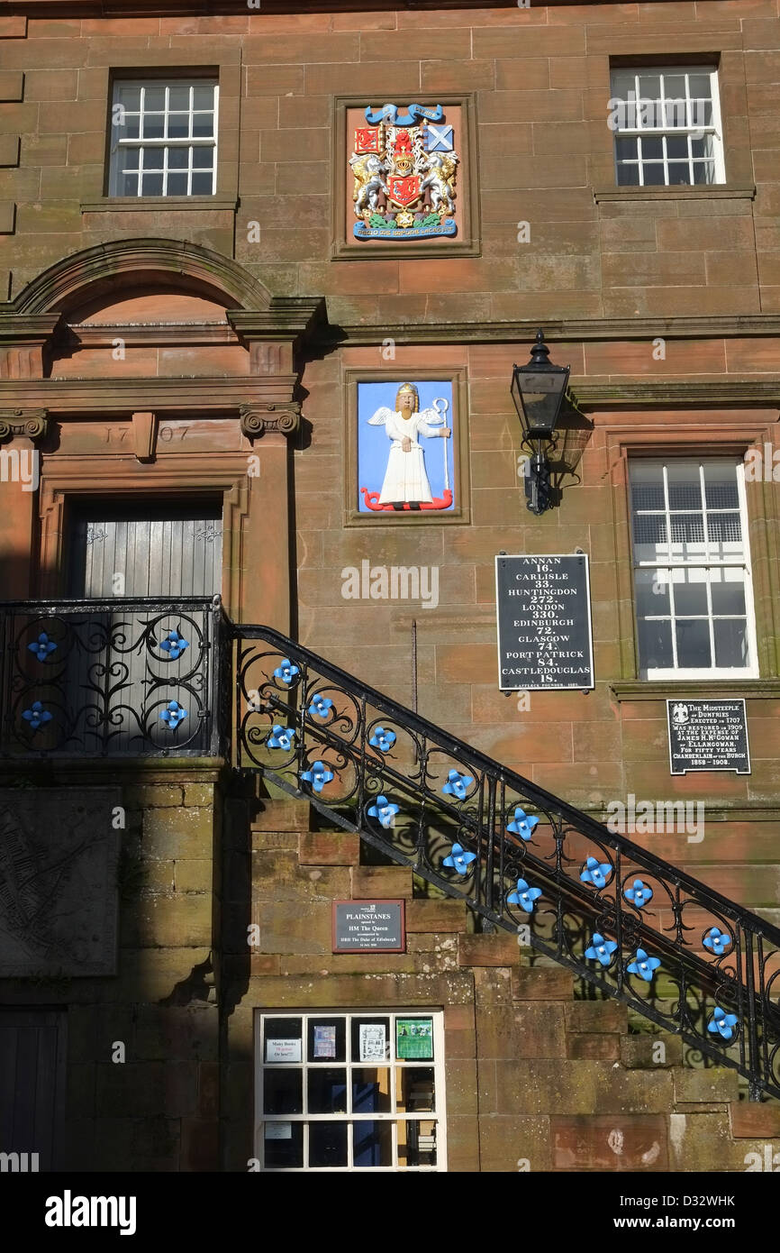 Midsteeple, Dumfries Stadtzentrum, Dumfries und Galloway, SW Schottland Stockfoto