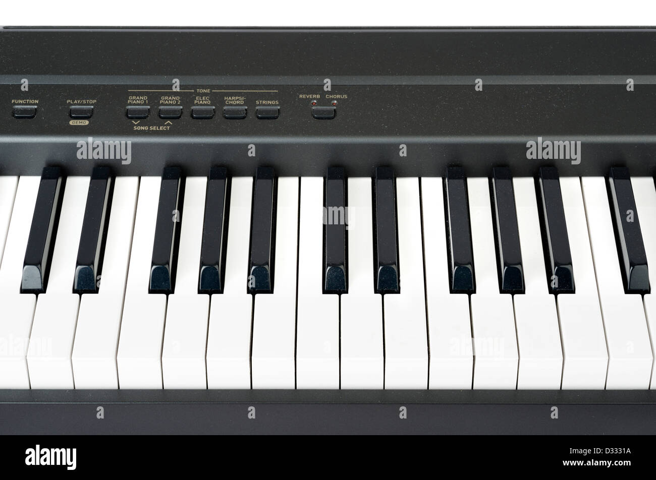 Casio digital Piano-Tastatur Stockfoto