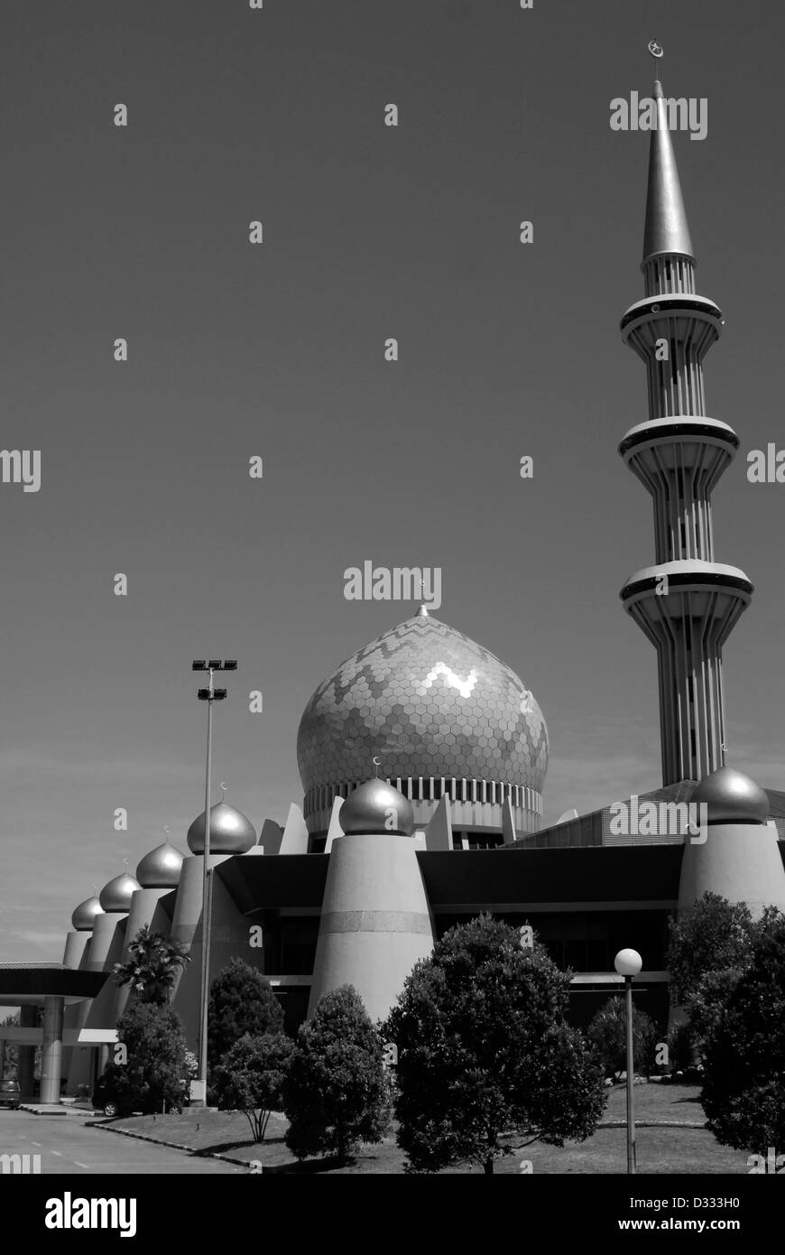 Sabah State Moschee in Kota Kinabalu, Malaysia Stockfoto