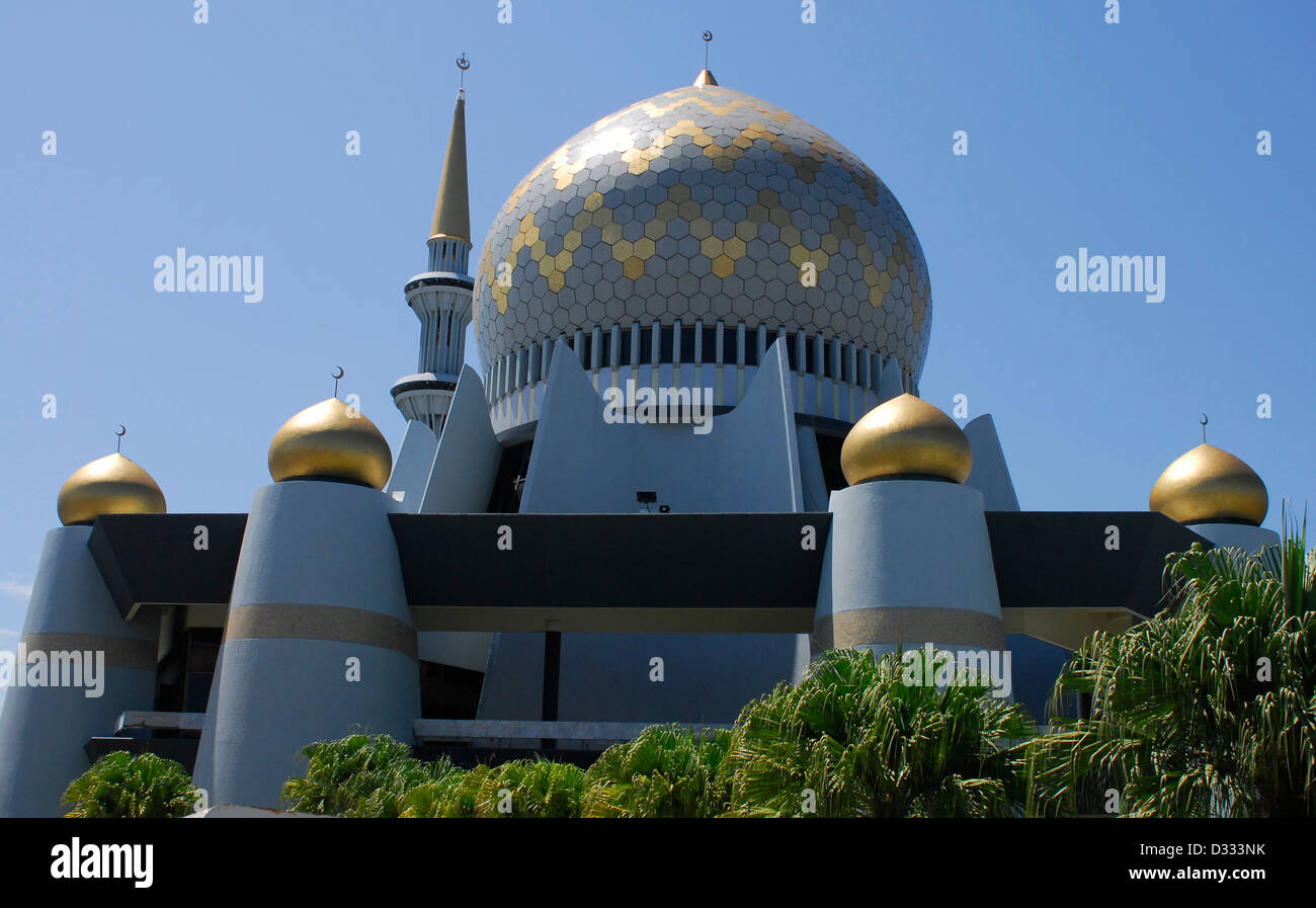 Sabah State Moschee in Kota Kinabalu, Malaysia Stockfoto