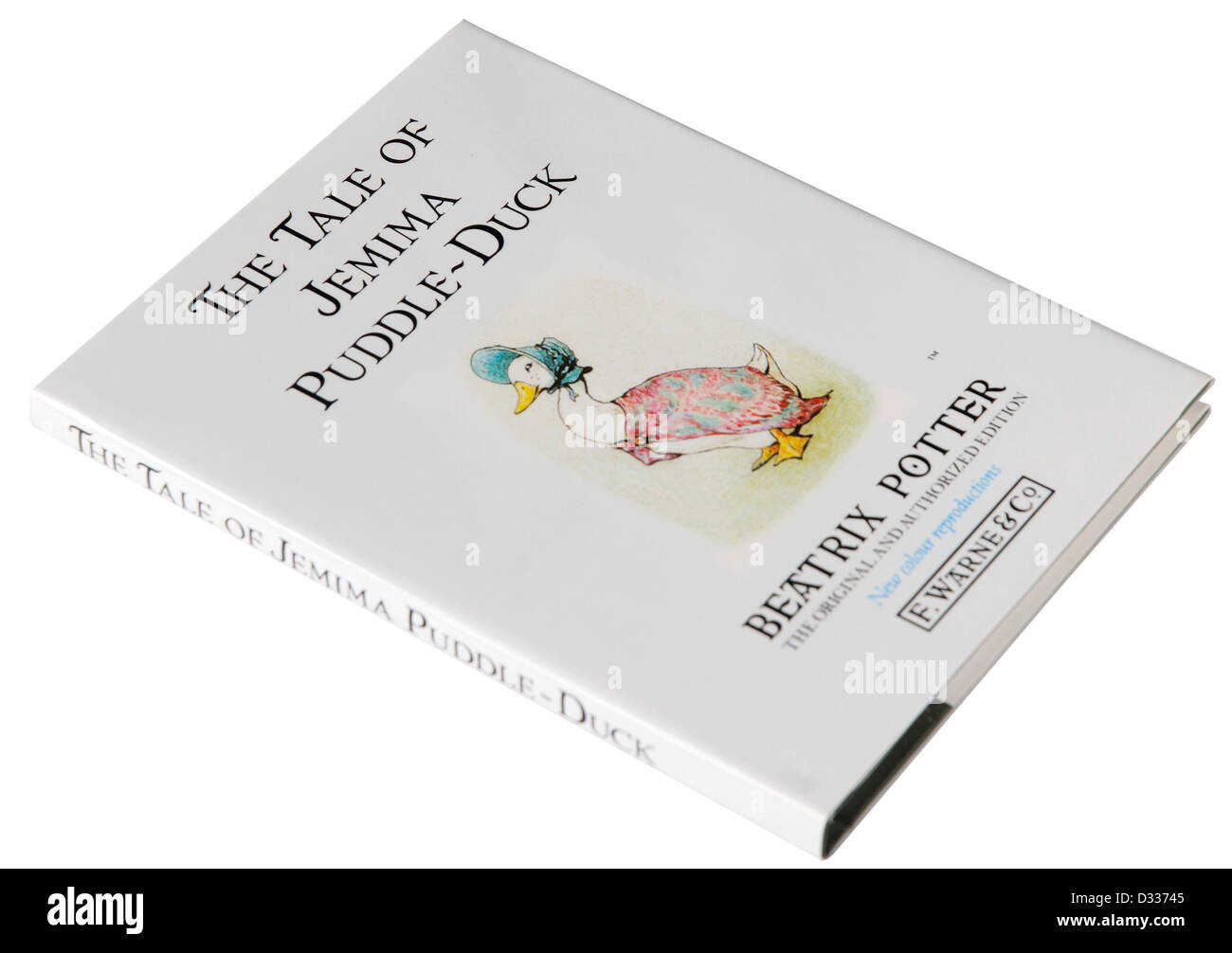 Die Geschichte von Jemima Pratschel-Watschel von Beatrix Potter Stockfoto