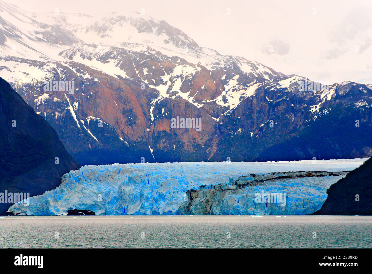 Perito Moreno-Gletscher. Lago Argentino, Santa Cruz, Argentinien. Stockfoto