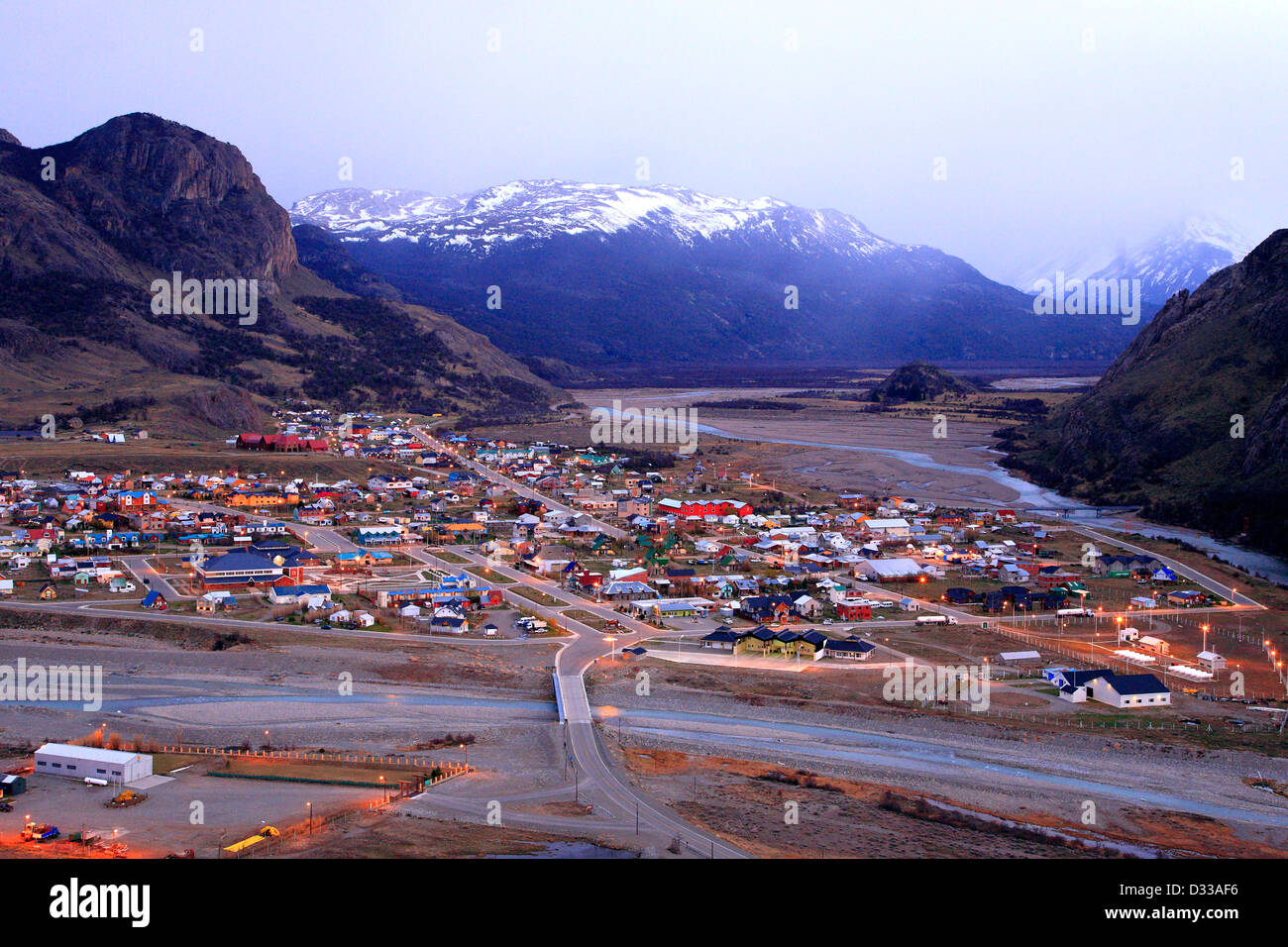 El Chalten, Santa Cruz, Patagonien Argentinien Stockfoto