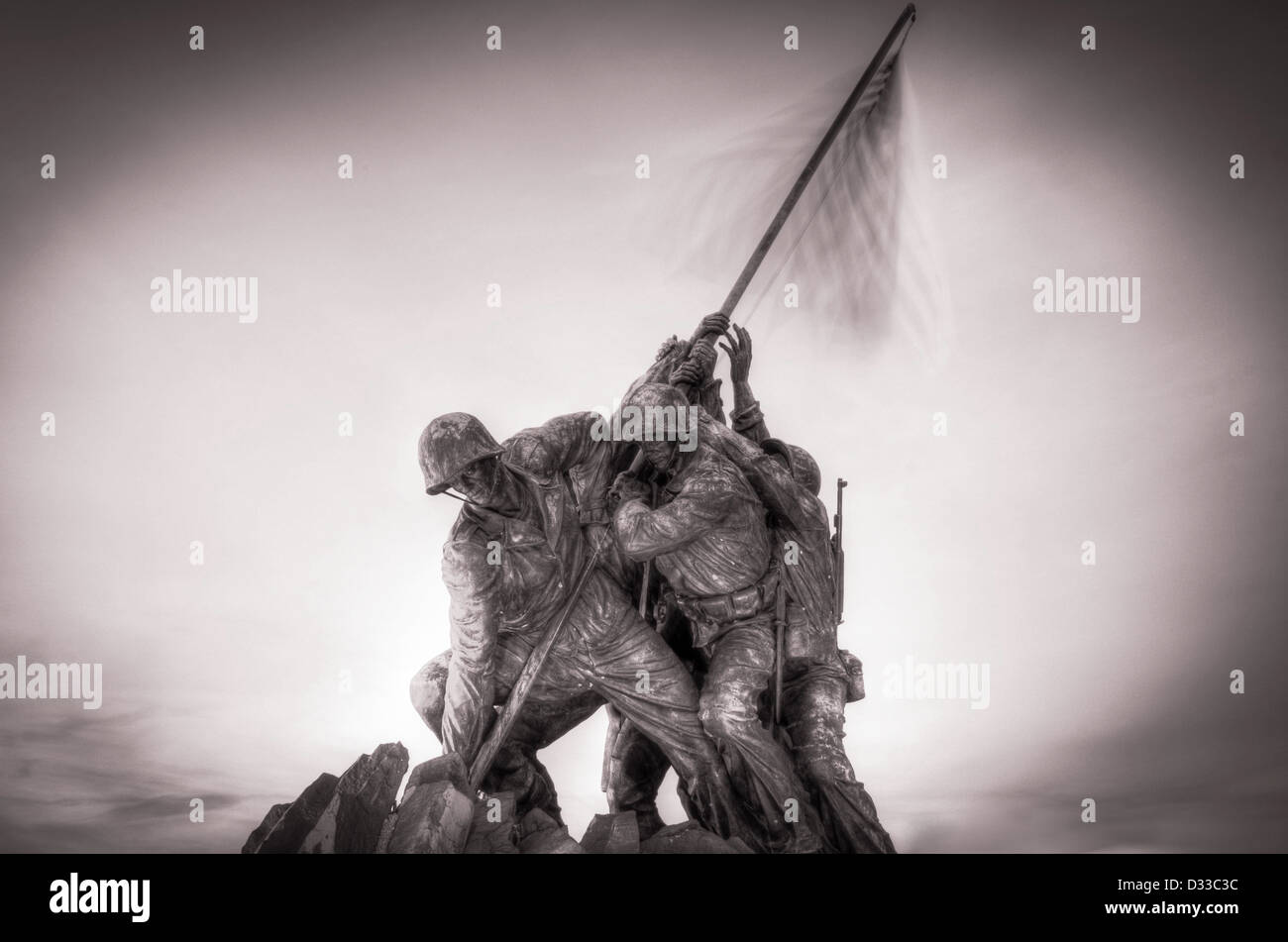 Die Iwo Jima Memorial in Washington, D.C. Stockfoto