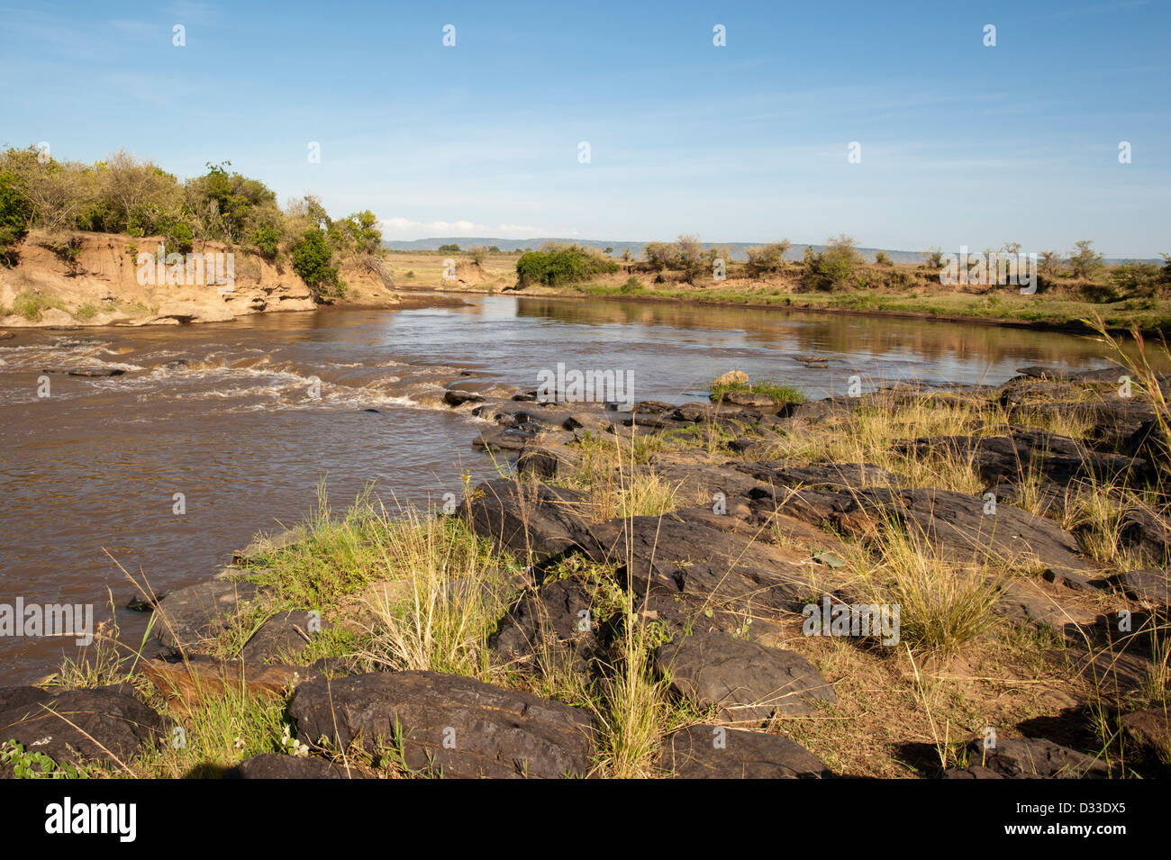 Mara-Fluss, Masai Mara National Reserve, Kenia Stockfoto