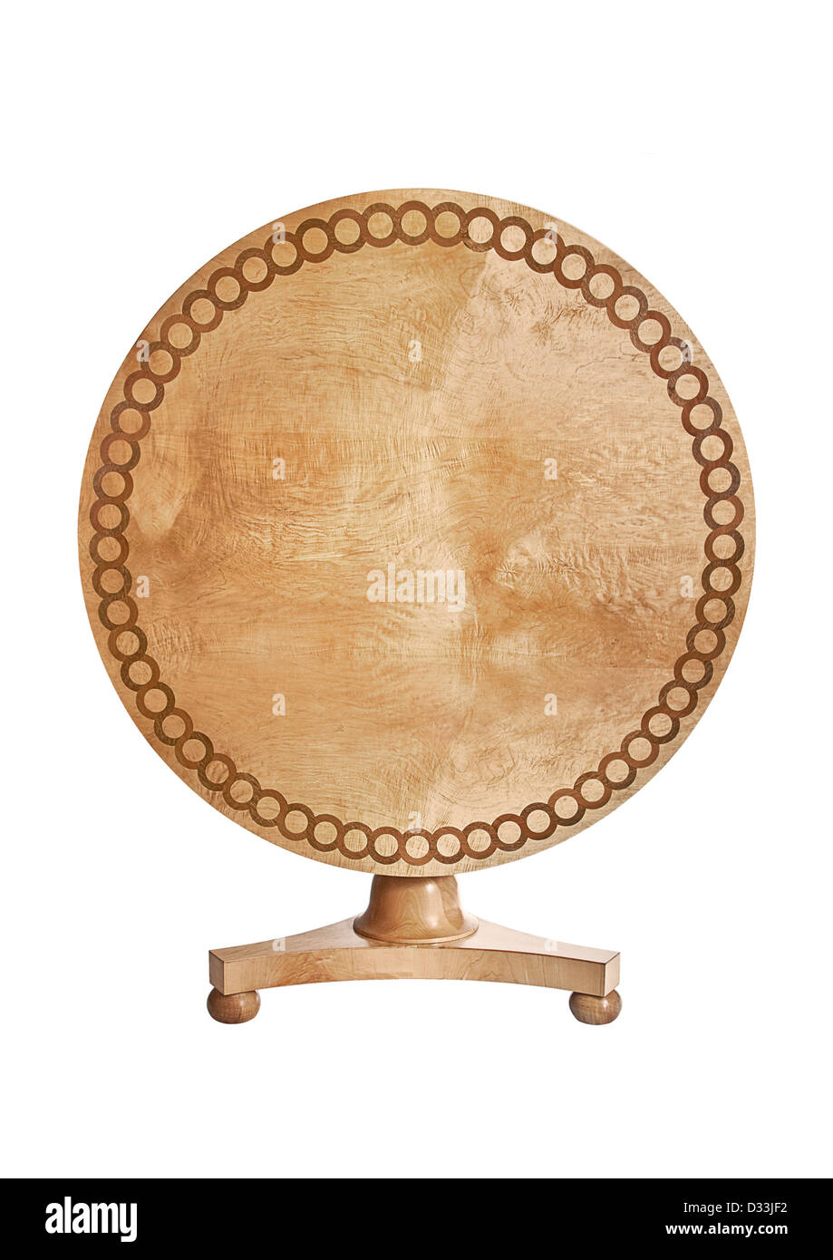 Authentische Reproduktion antiker runden das Frühstück oder Esstisch Stockfoto