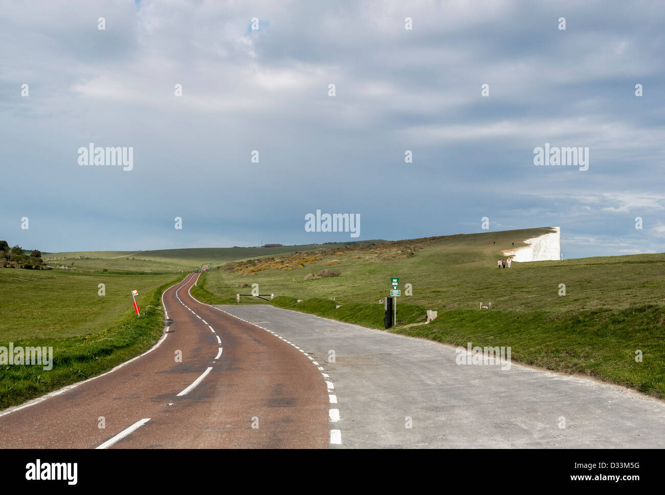 Beachy Head Road, East Sussex, England, Großbritannien Stockfoto