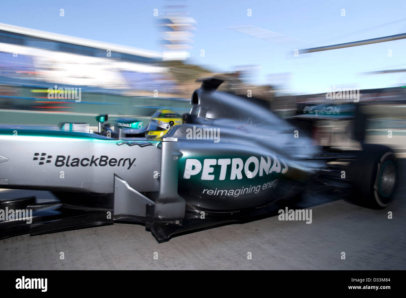 Motorsport: FIA Formula One World Championship 2013 F1 Test Jerez, Nico Rosberg (GER, Mercedes GP) Stockfoto