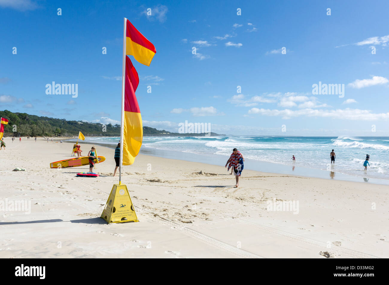 Zylinder-Strand auf North Stradbroke Island in Queensland, Australien Stockfoto