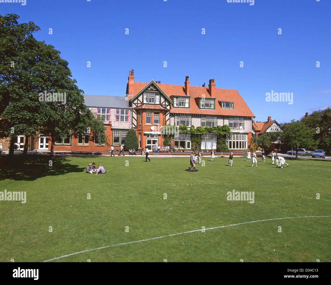 Unabhängige Sekundarschule in der Nähe von Guilford, Surrey, England, Vereinigtes Königreich Stockfoto
