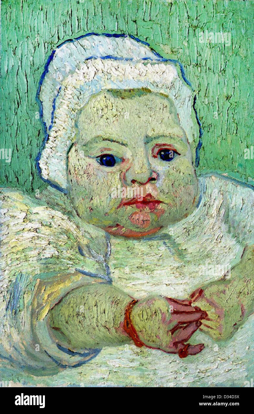 Vincent Van Gogh, The Baby Marcelle Roulin. 1888. Post-Impressionismus ...