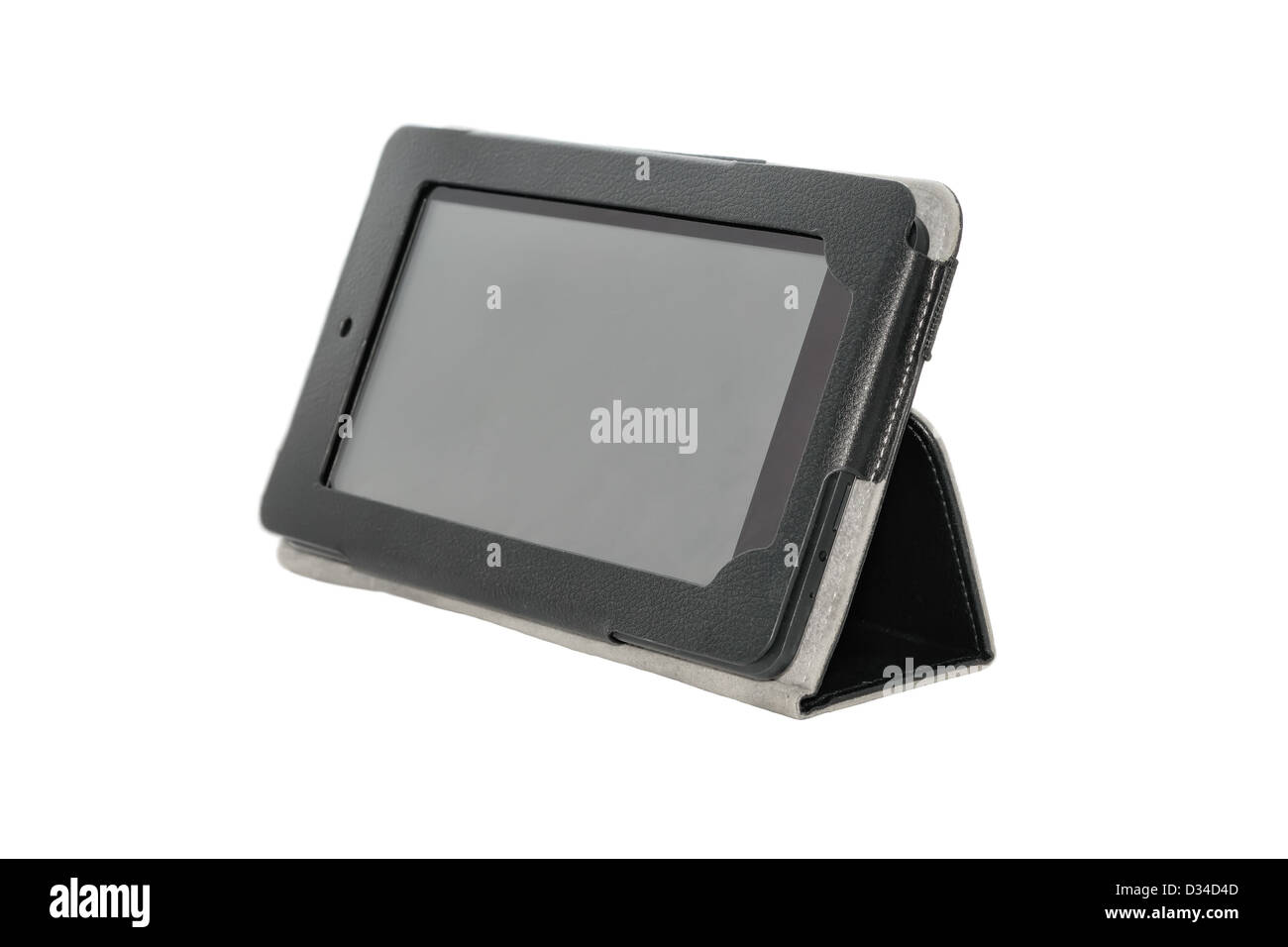 schwarz, leer, Buch, Communicator, Computer, Geräte, Digital, anzeigen, e-Book, elektronische, flach, global, glänzend, Gps, grau, Eingang Stockfoto