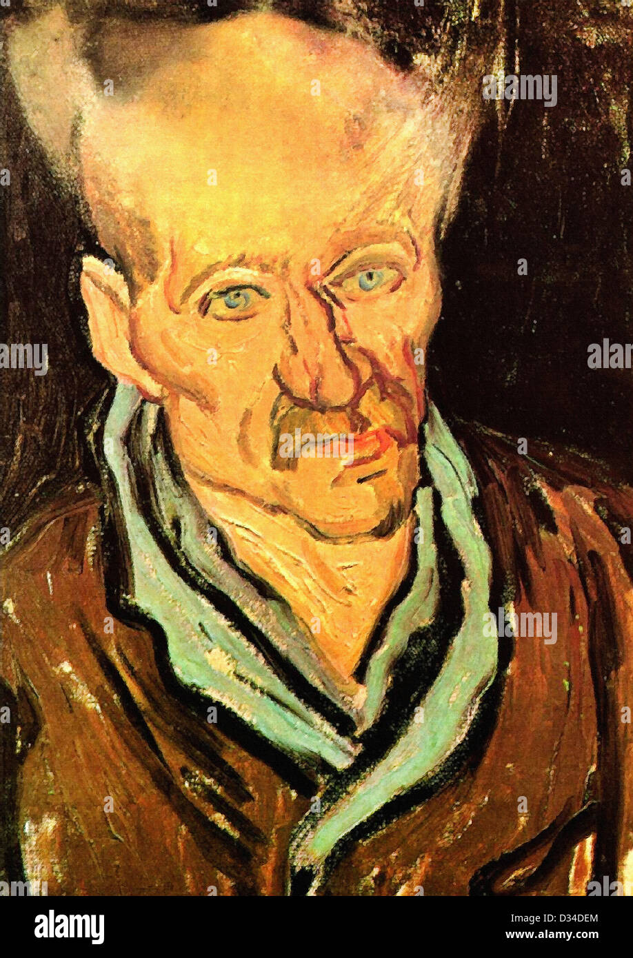 Vincent Van Gogh, Portrait eines Patienten in Saint-Paul Hospital. 1889. Post-Impressionismus. Öl auf Leinwand. Van-Gogh-Museum Stockfoto