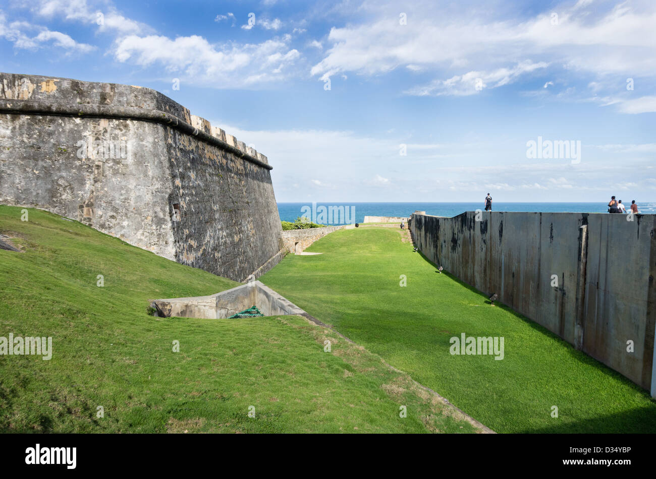 El Morro Festung, San Juan, Puerto Rico Stockfoto