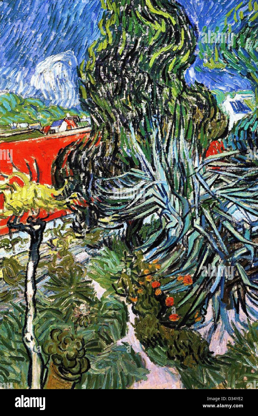 Vincent Van Gogh, der Garten des Doktor Gachet in AuversSurOise. 1890