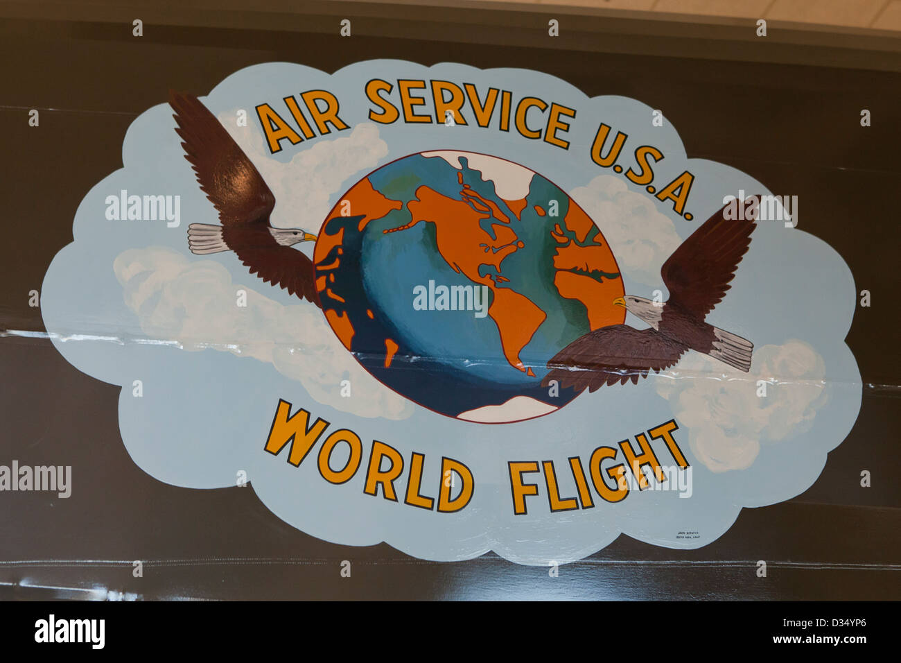 US Air Service Logo - ca. 1920 Stockfoto