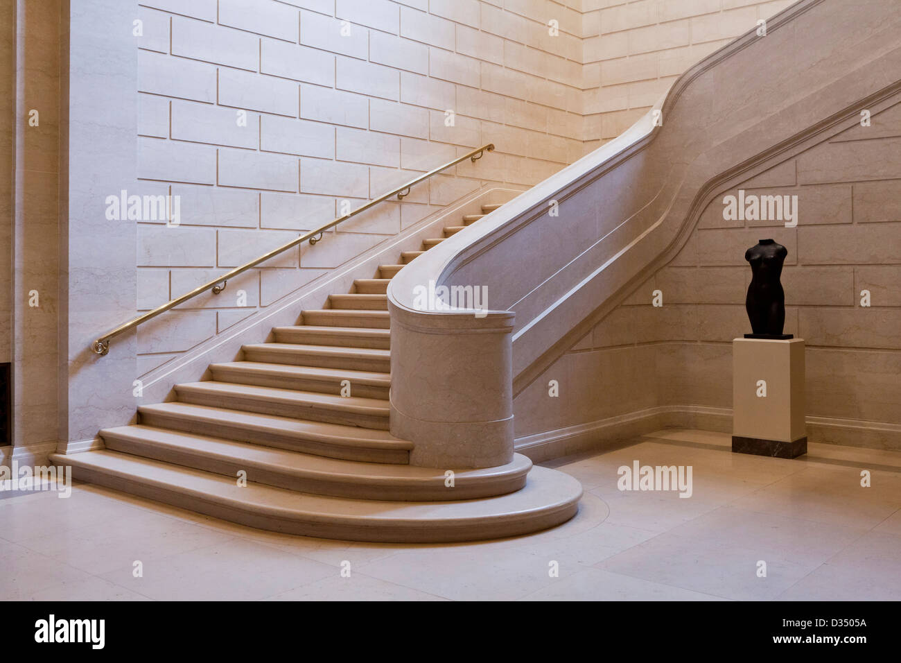 Marmortreppe Stockfoto