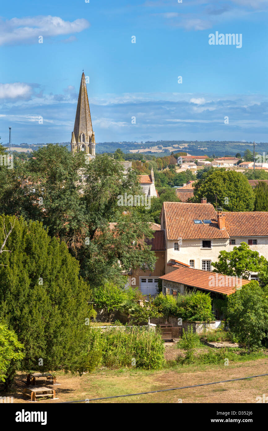 La Rochefoucauld, Poitou-Charentes, Frankreich Stockfoto