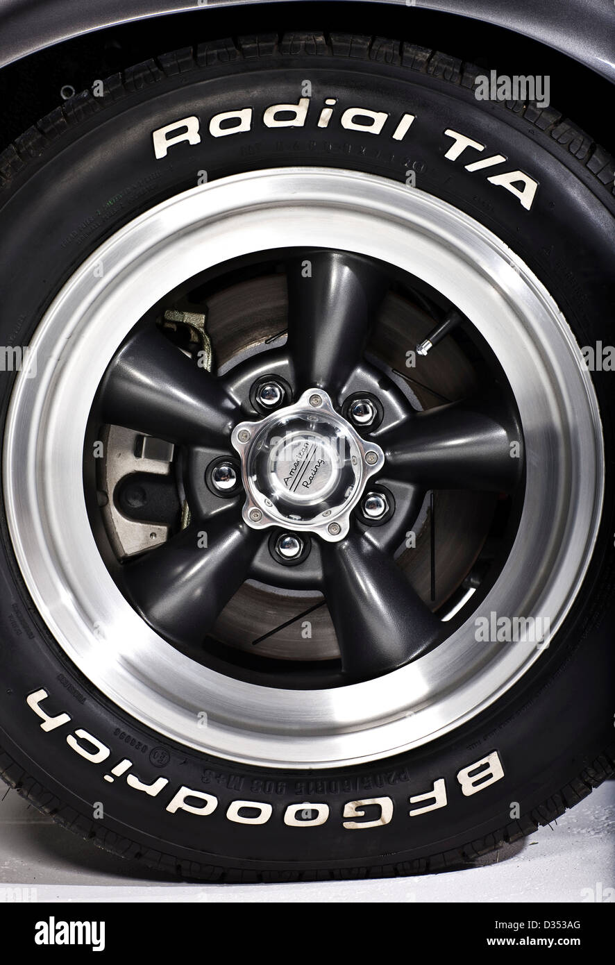 Shelby Mustang GT 350 radial Rad detail Stockfoto