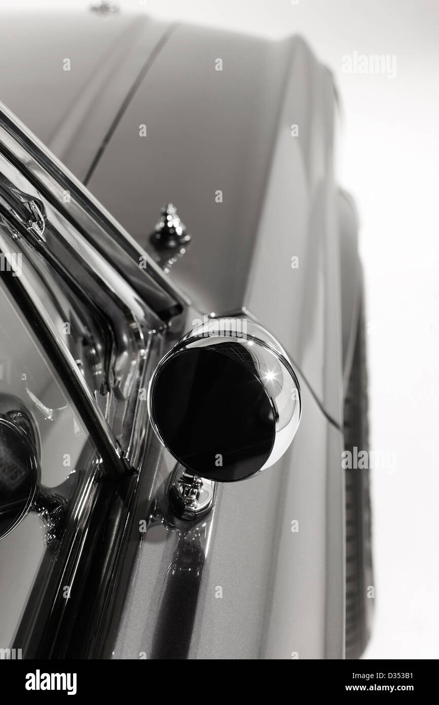 Montierte Flügel Außenspiegel auf der Shelby Mustang GT350 Stockfoto