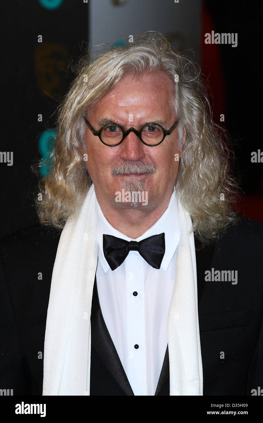 London, UK, 10. Februar 2013: Billy Connolly kommen für den EE British Academy Film Awards - Red Carpet Ankünfte am Royal Opera House. Stockfoto