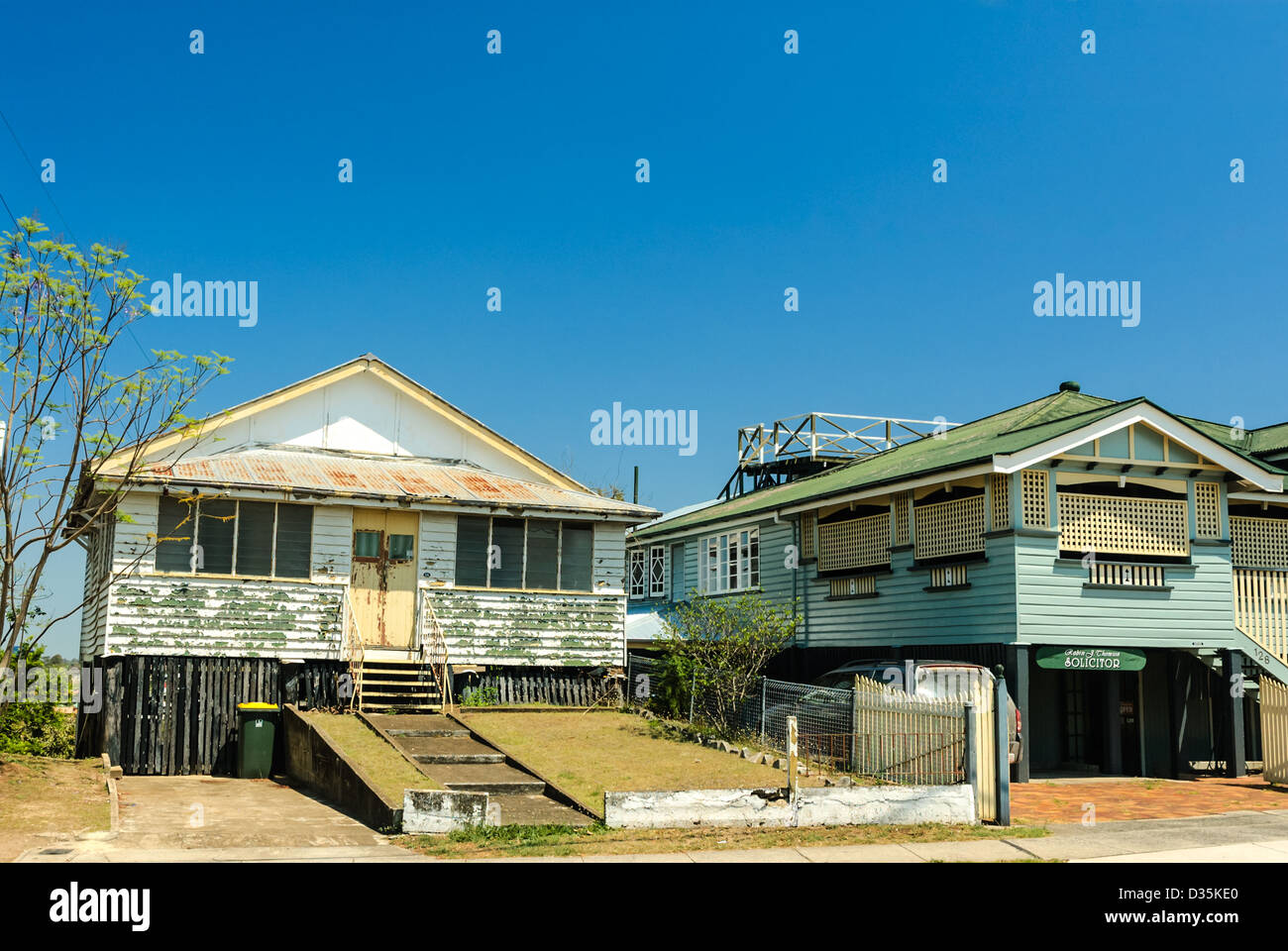 Holzhäuser, typisch für Queensland, Australien Stockfoto