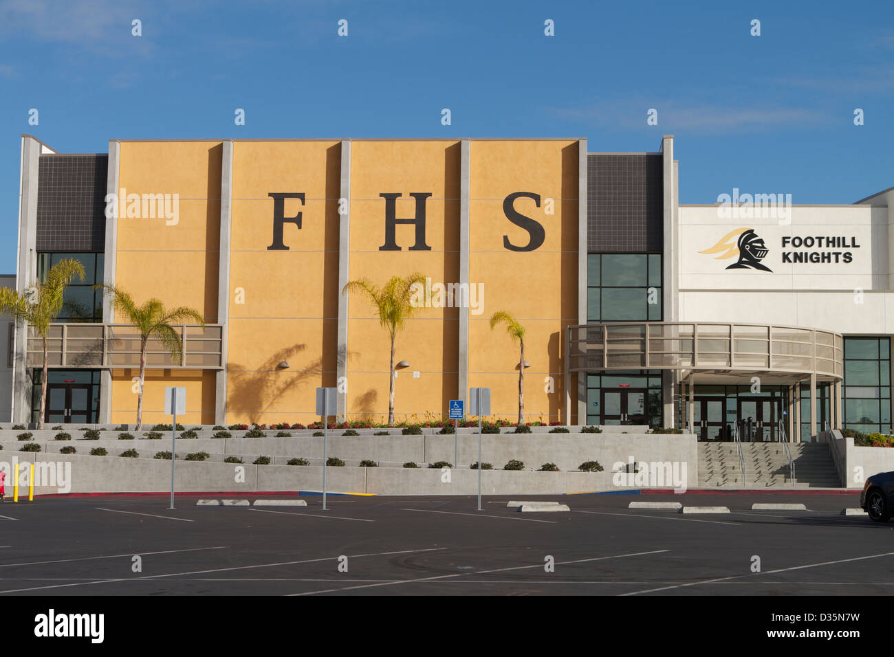 Foothill High School, Santa Ana, Kalifornien, USA Stockfoto