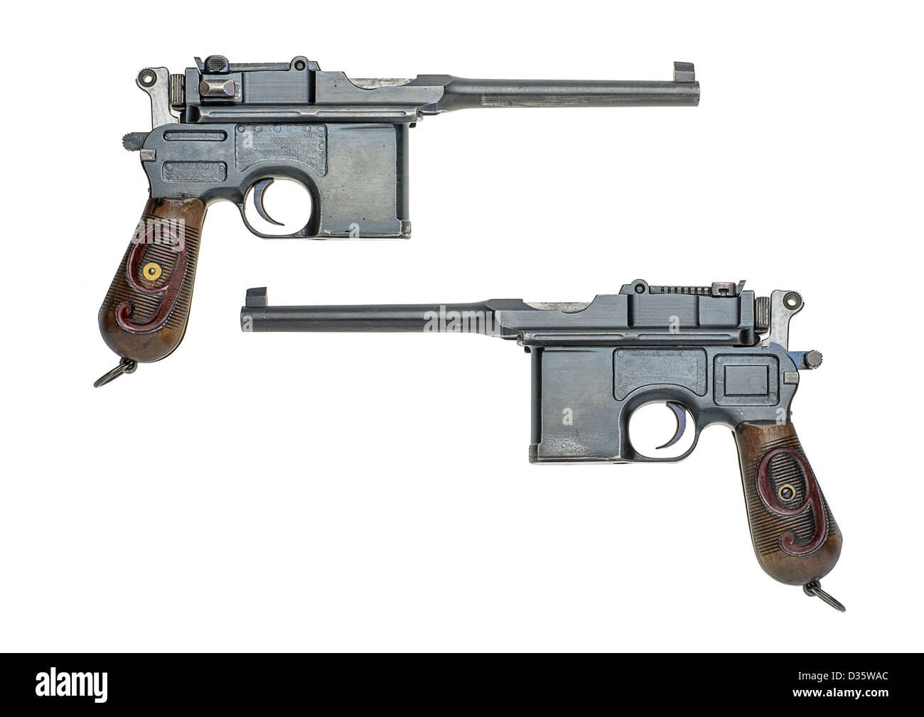 Deutsche Pistole Modell 1896/1912 (Mauser) Stockfoto