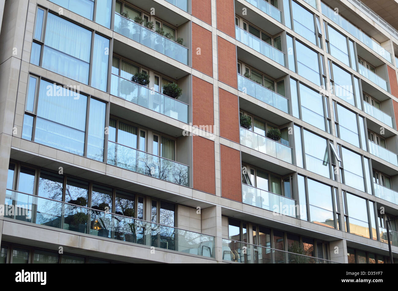 Die Apartments Knightsbridge, London, UK Stockfoto