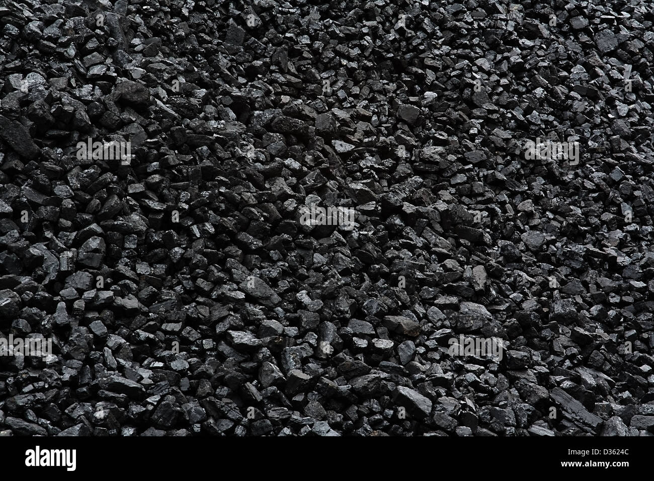 Kohle-die größte Energiequelle für die Stromerzeugung in Kraftwerken weltweit Stockfoto