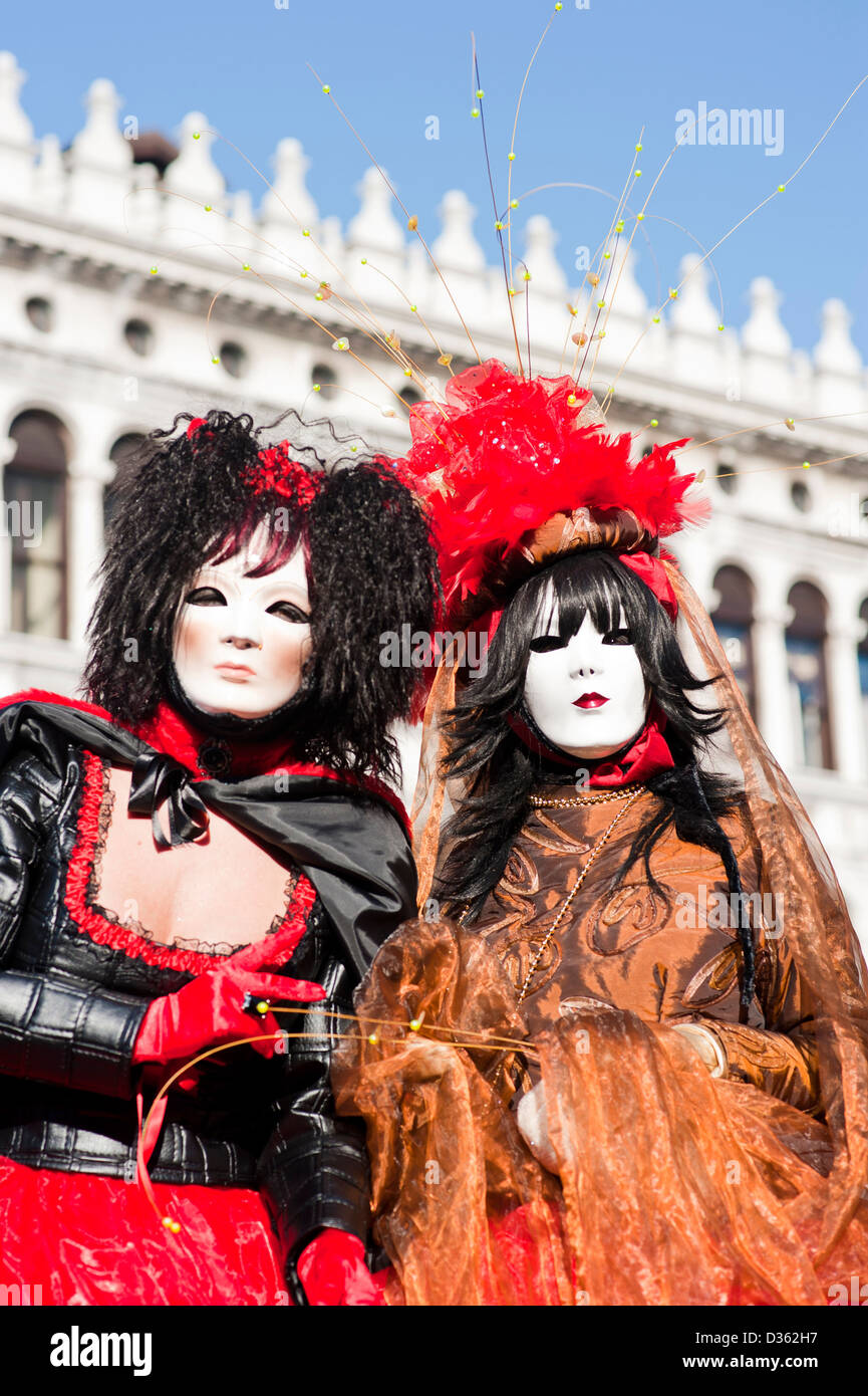 Karneval in Venedig Stockfoto