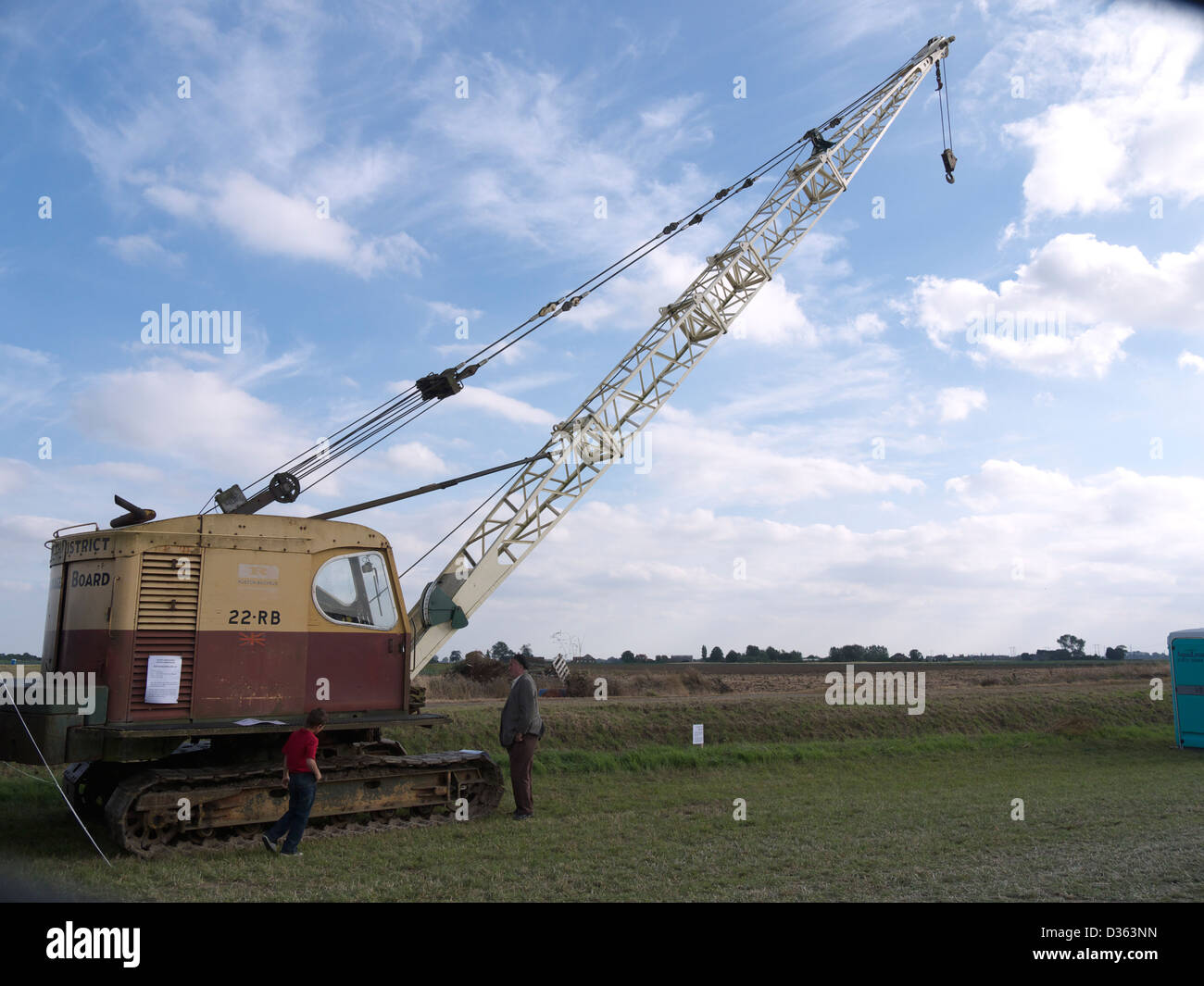 Ruston Bucyrus 22 RB Seilbagger Bagger beim Boston Steam and Vintage festival Stockfoto