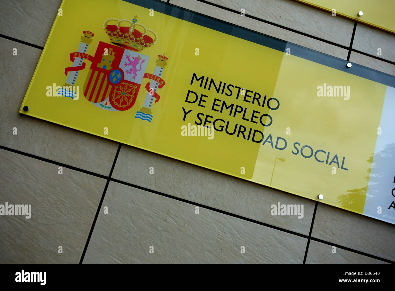 Ministerium für Beschäftigung & Sozialversicherung anmelden, Santa Cruz De Tenerife, Kanarische Inseln Stockfoto