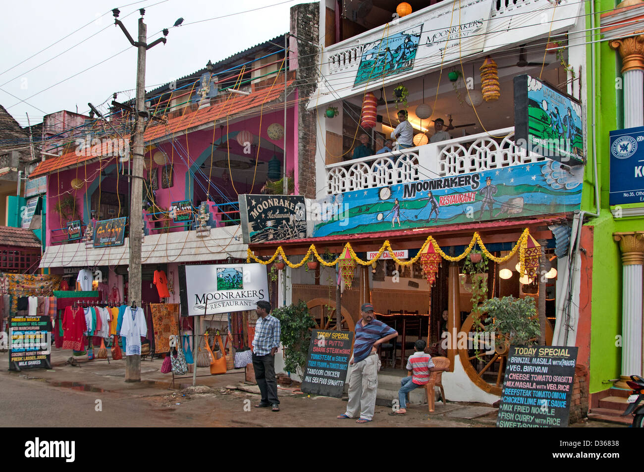 Covelong (Kovalam oder Cobelon) Indien Tamil Nadu Stockfoto