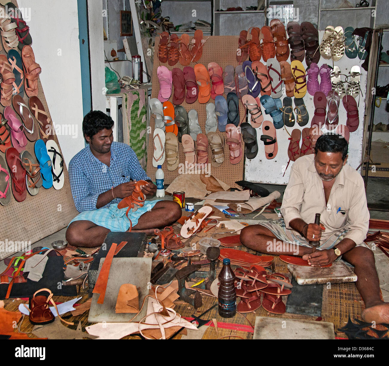 Covelong (Kovalam oder Cobelon) Indien Tamil Nadu Stockfoto