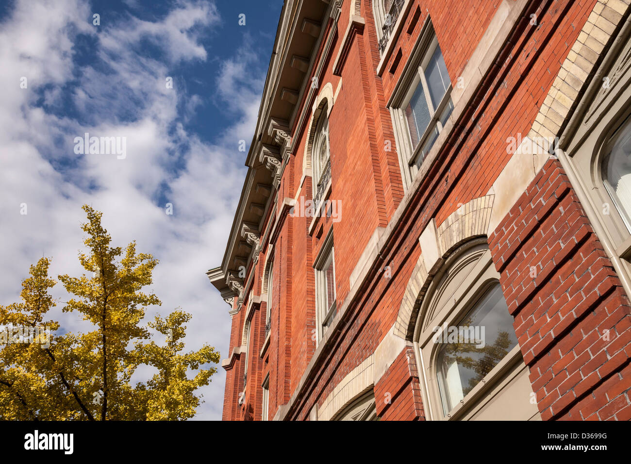 Straßenszene, Doylestown, PA Stockfoto