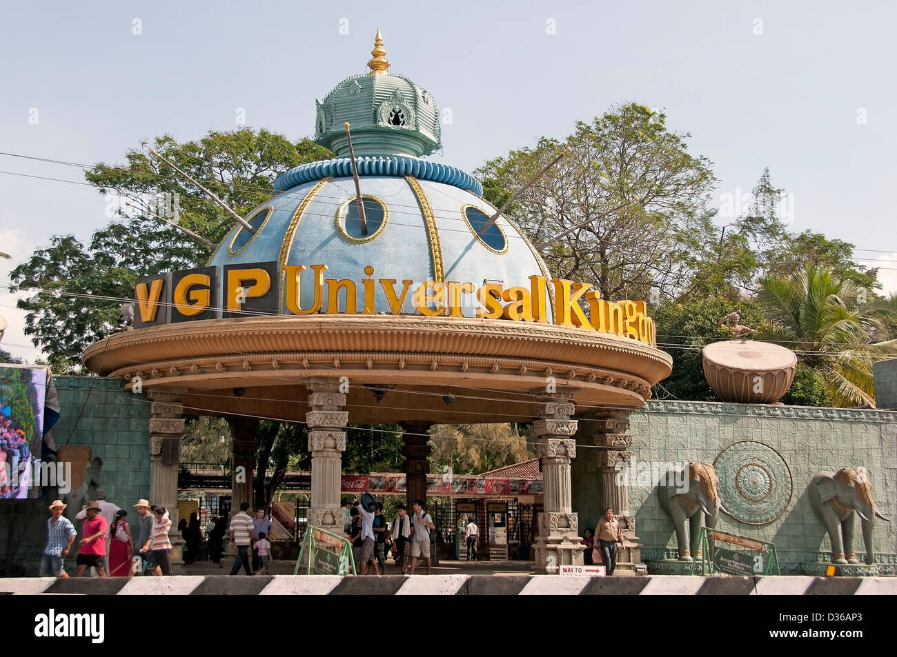 VGP Universal Königreich der beste Freizeitpark, Vergnügungspark, Water Park in Chennai (Madras) Indien Tamil Nadu Stockfoto