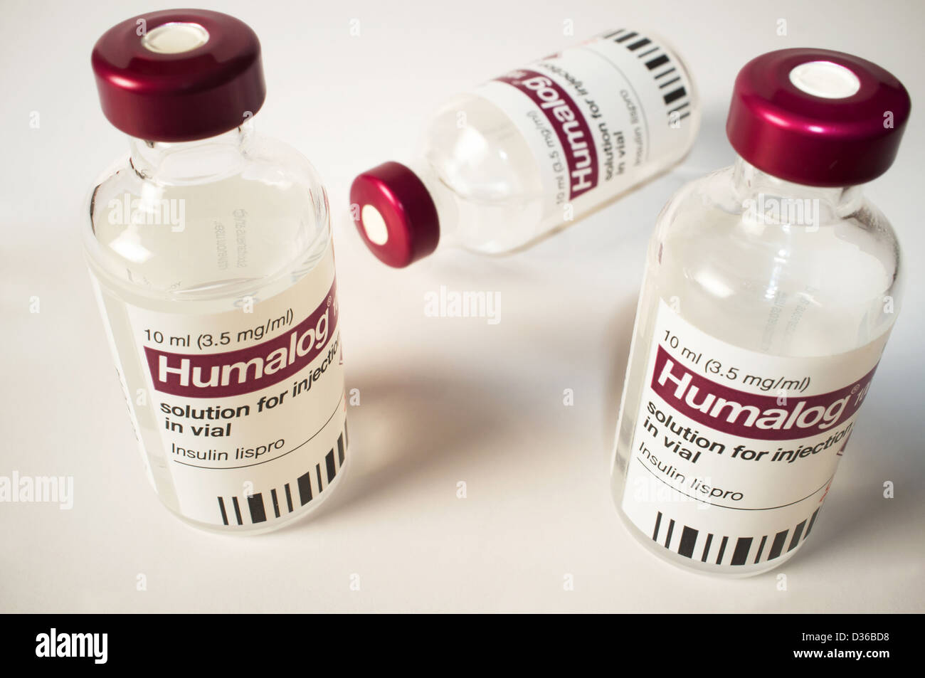 HUMALOG insulin Stockfoto