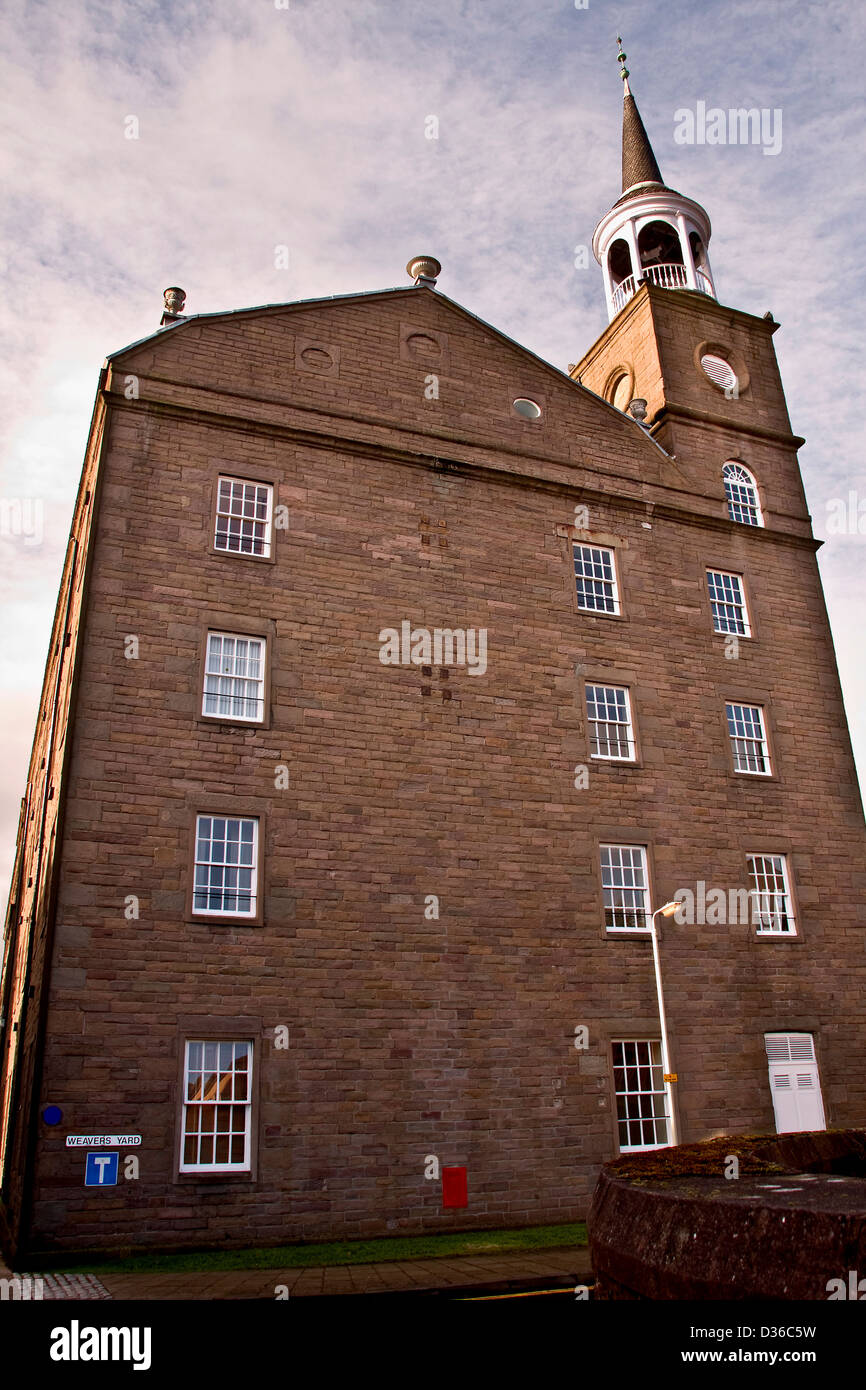 1841 Weber Mühle ist ein Gebäude, gelistet und wurde renoviert in moderne Unterkünfte im Weber Lane in Dundee, Großbritannien Stockfoto